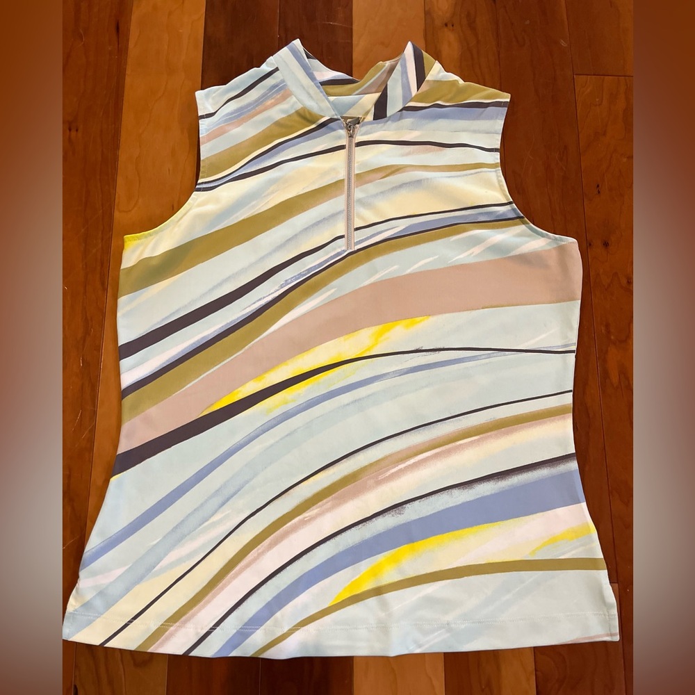 TAIL Active Top Medium Vintage 70s Vibe Pickleball Golf Tennis Errands Chic EUC